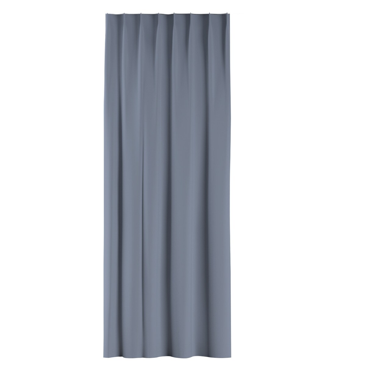 Zasłona na haczykach flex pojedynczych 130x245 stalowy szary