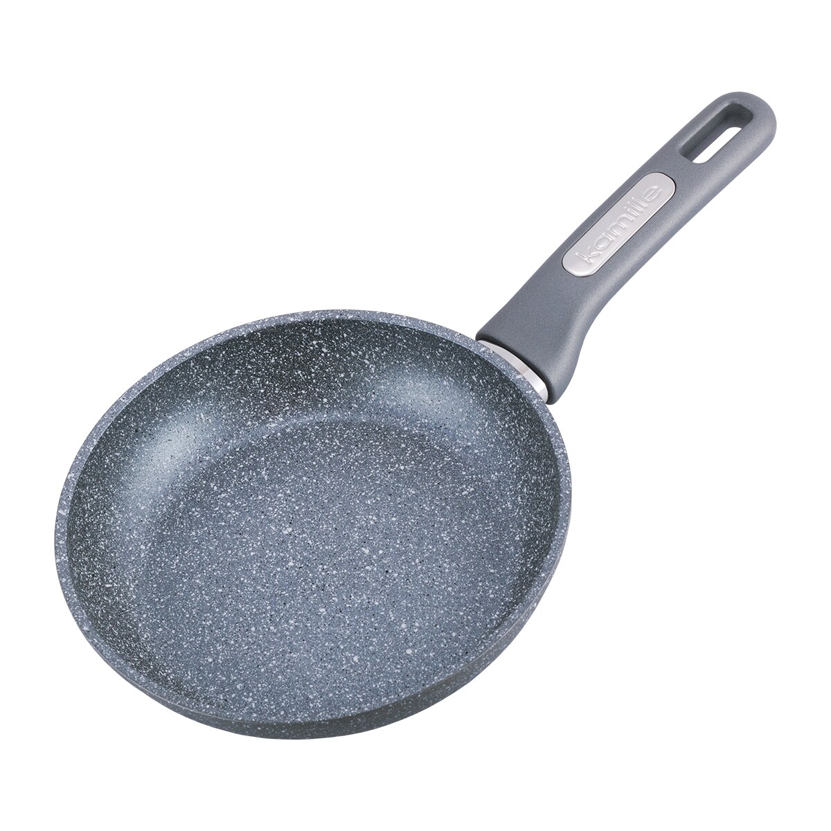 Patelnia granitowa 20cm z pokrywką indukcja KAMILLE