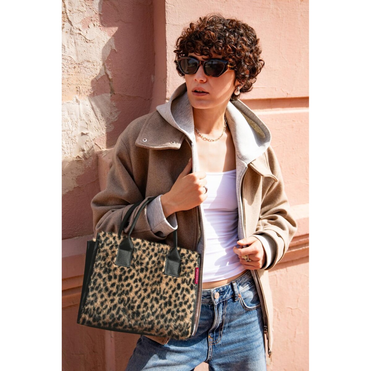 Torba DAILY SHOPPER XS, leo fake fur