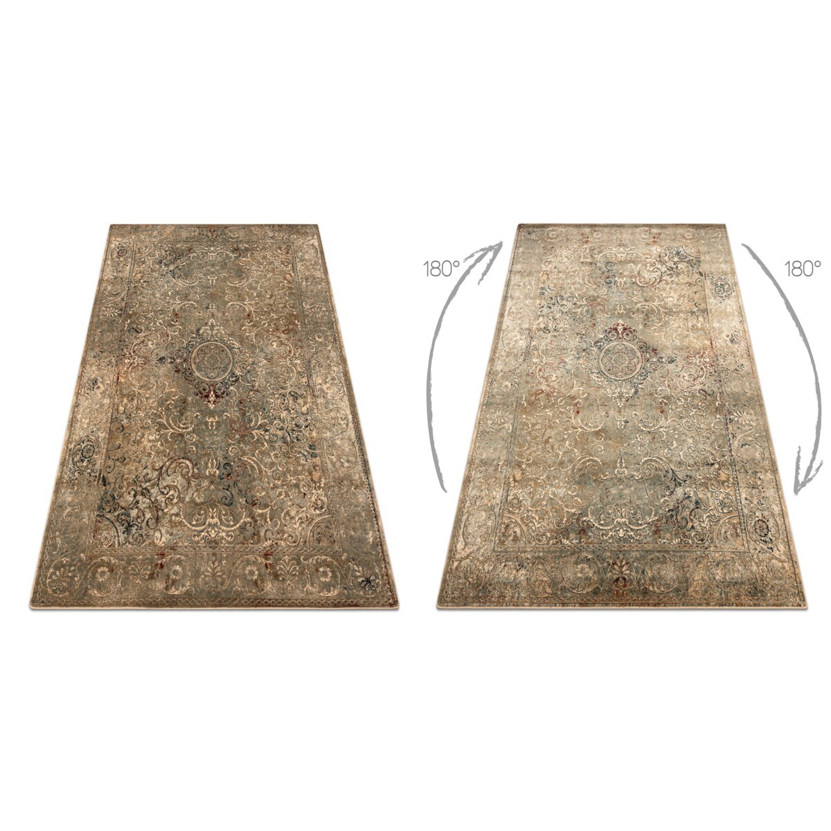 Dywan wełniany OMEGA LUMIER Ornament, 170x235 cm