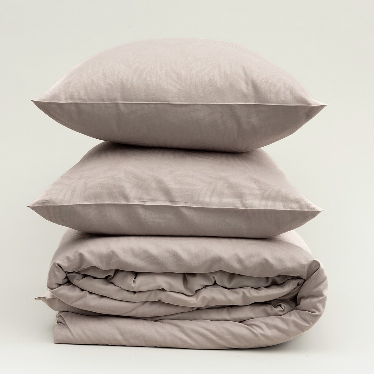 Pościel z satyny żakardowej Soft Sand 160x200 cm, 160x200 cm