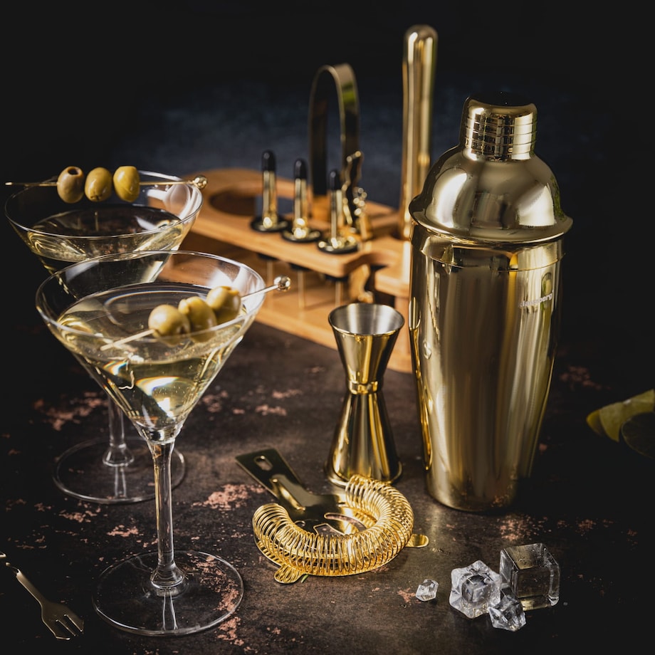 Zestaw barmański 16 elementów Shaker KLAUSBERG złoty