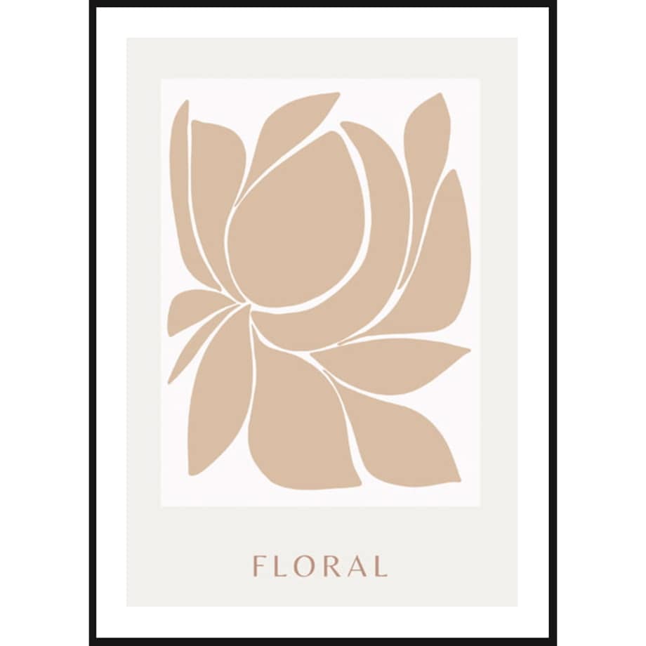 Poster Story, Plakat, Obraz - Floral No2, wymiary 60 x 84 cm