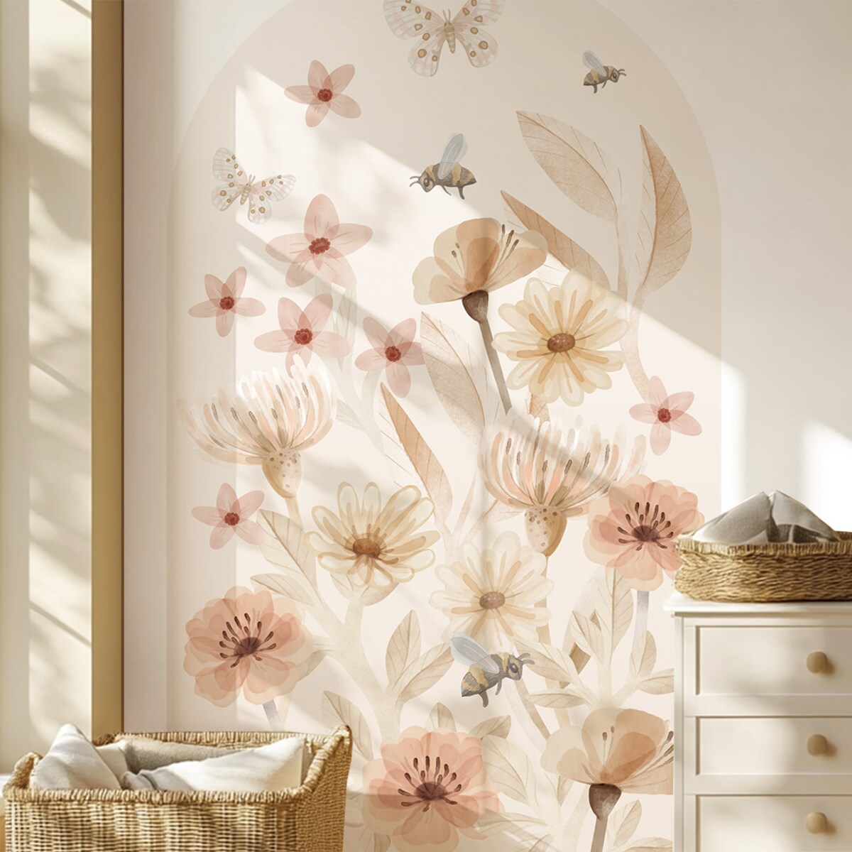 Naklejka na ścianę łuk Łąka L