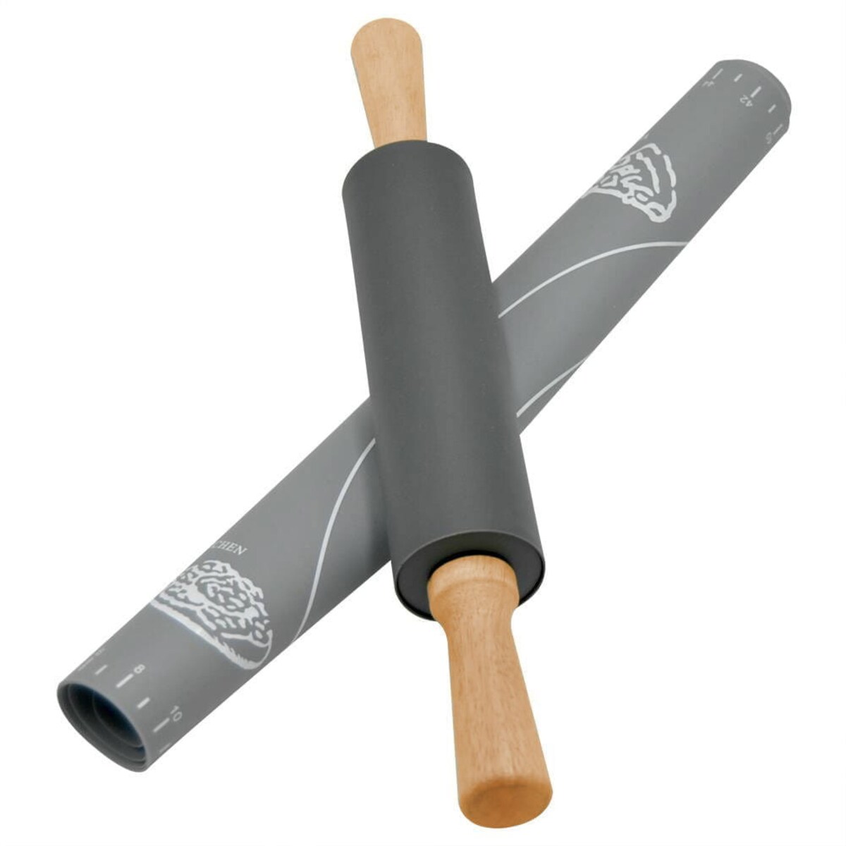 Stolnica silikonowa 60x40cm + wałek zestaw do pieczenia KLAUSBERG