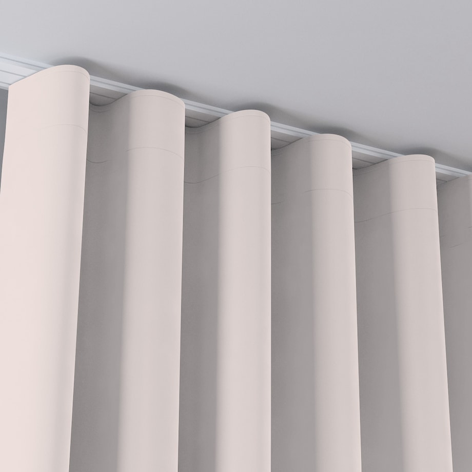 Zasłona na taśmie wave 130x260 ecru