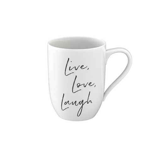 Kubek Live Love Laugh Statement, 340 ml, Villeroy & Boch
