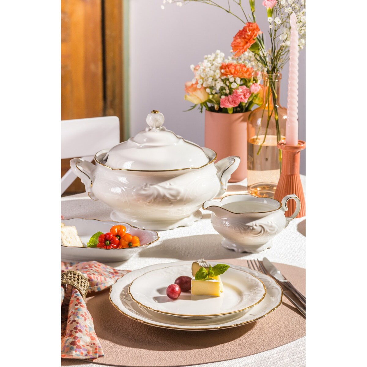 Waza 3000 ml Fryderyka Ivory 3617