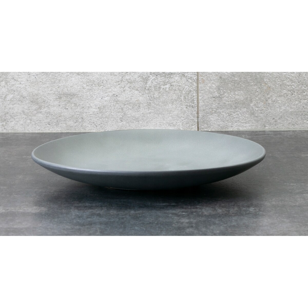 TALERZ HEDVIG deserowy szary śr. 21cm