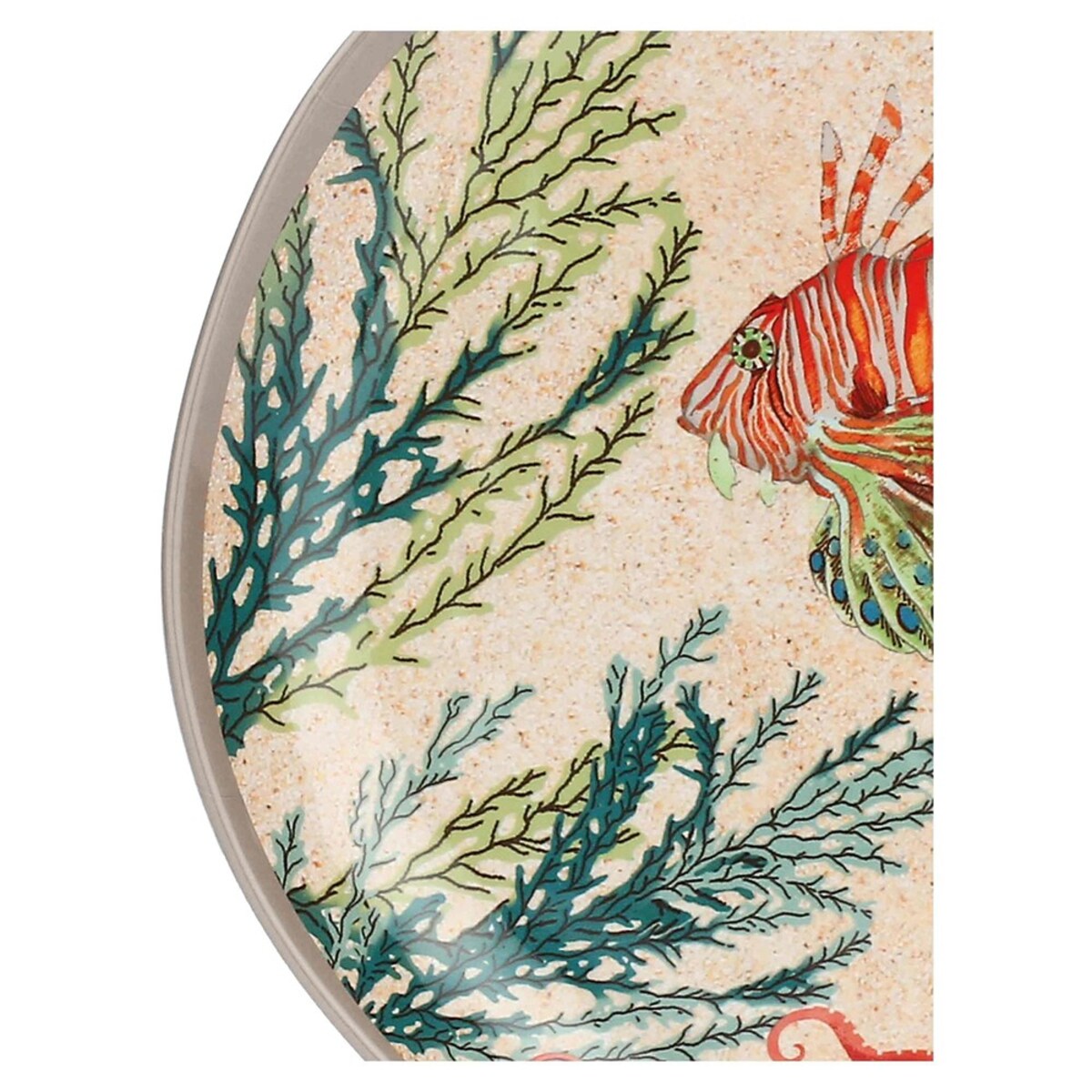 Zestaw 2 talerzy do sałatek z melaminy Sea Life - 21 cm