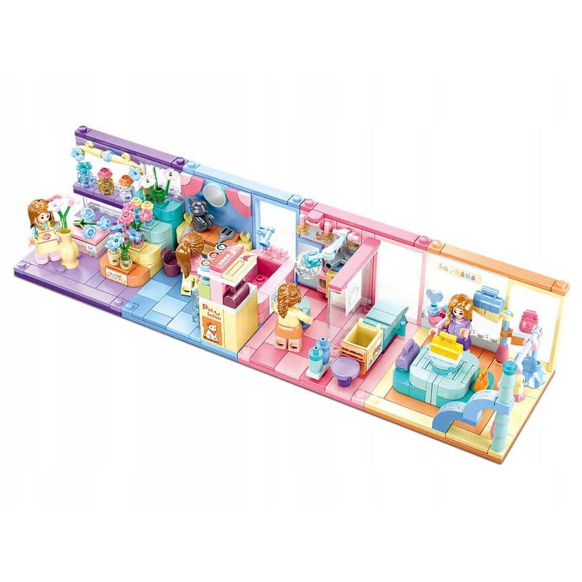 FRYZJER - mini pokoik klocki - Sluban - 104 elementy