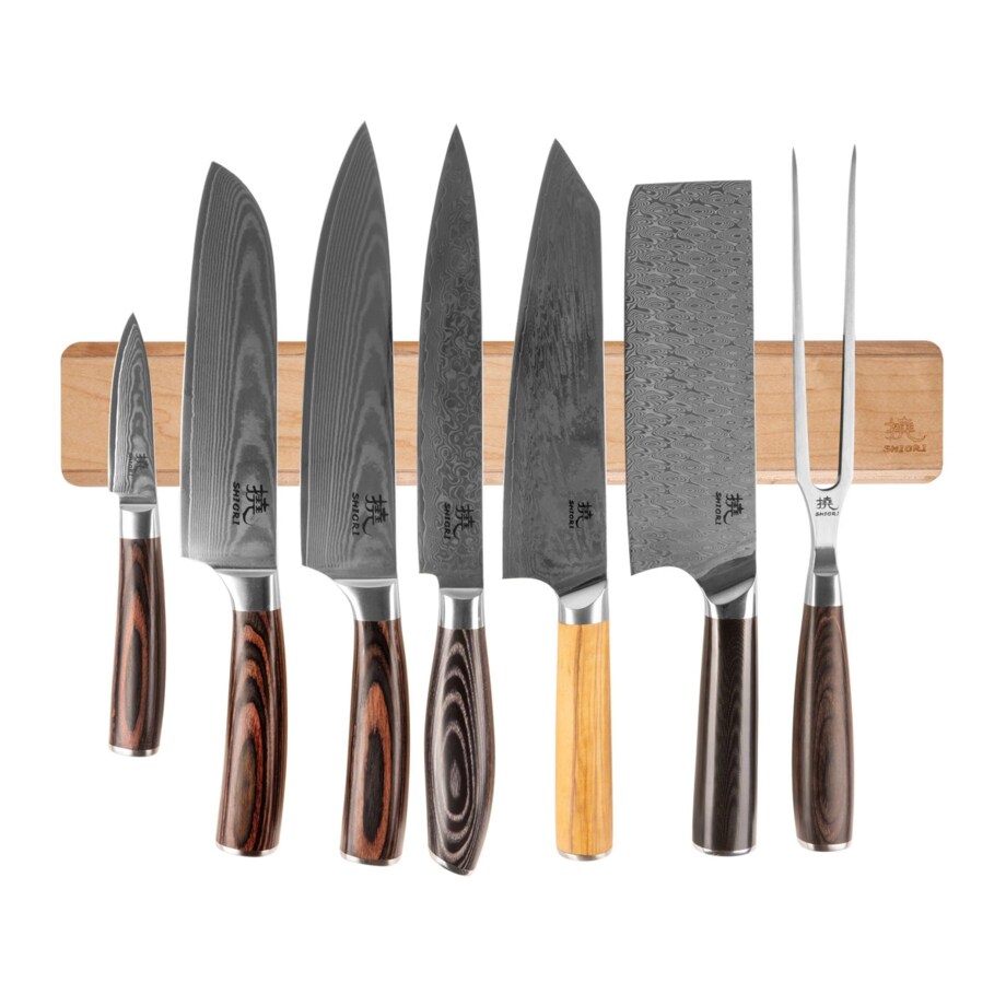 Shiori 撓 Hangu Suru listwa magnetyczna na noże z drewna klonowego