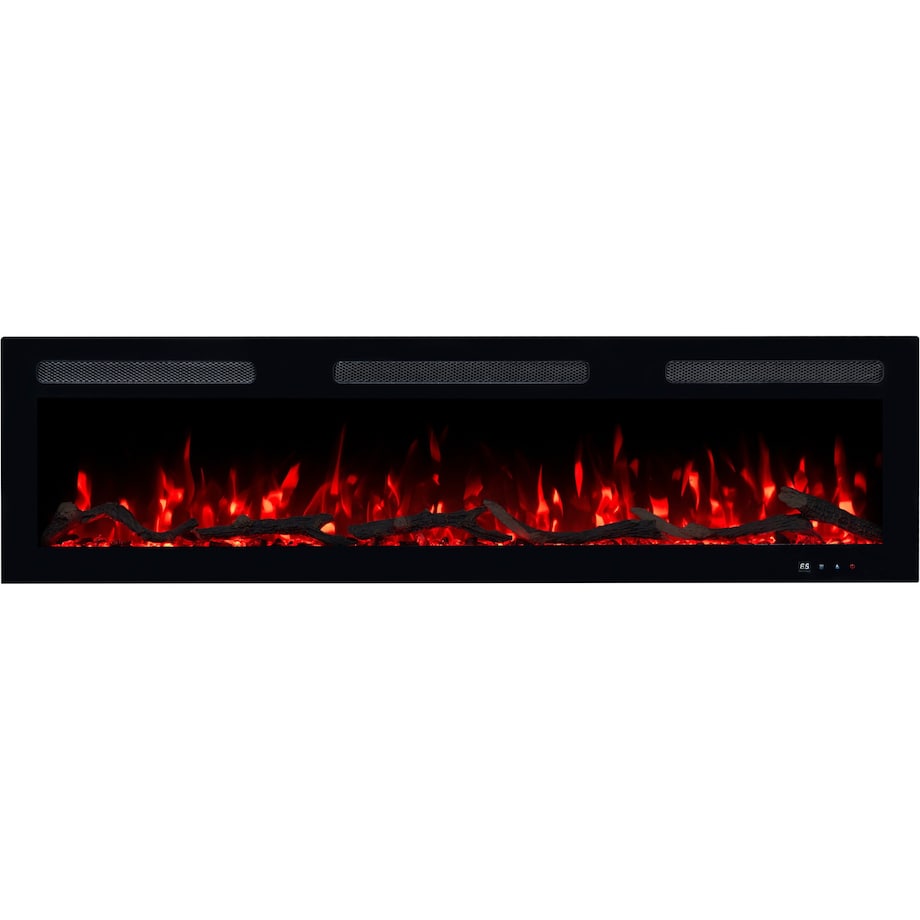 Kominek elektryczny Emotion Flame Monarch 152 - ścienny i do zabudowy - 152x13x35 cm - kominek LED z funkcją grzania 900/1800 W