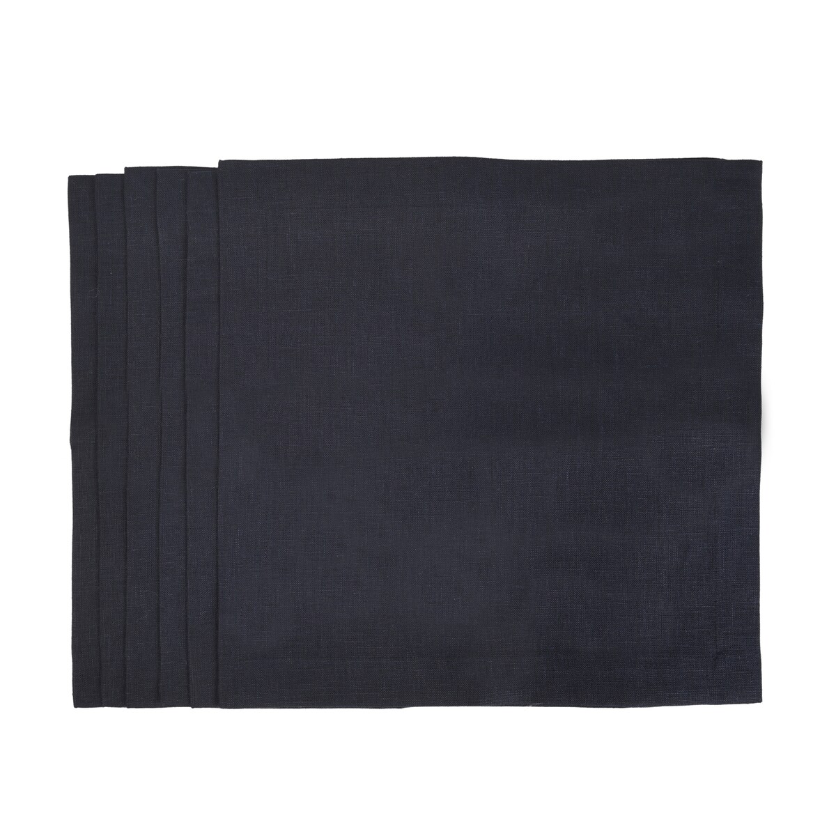 Lniany obrus Royal Black Goldenline – 140 × 300 cm