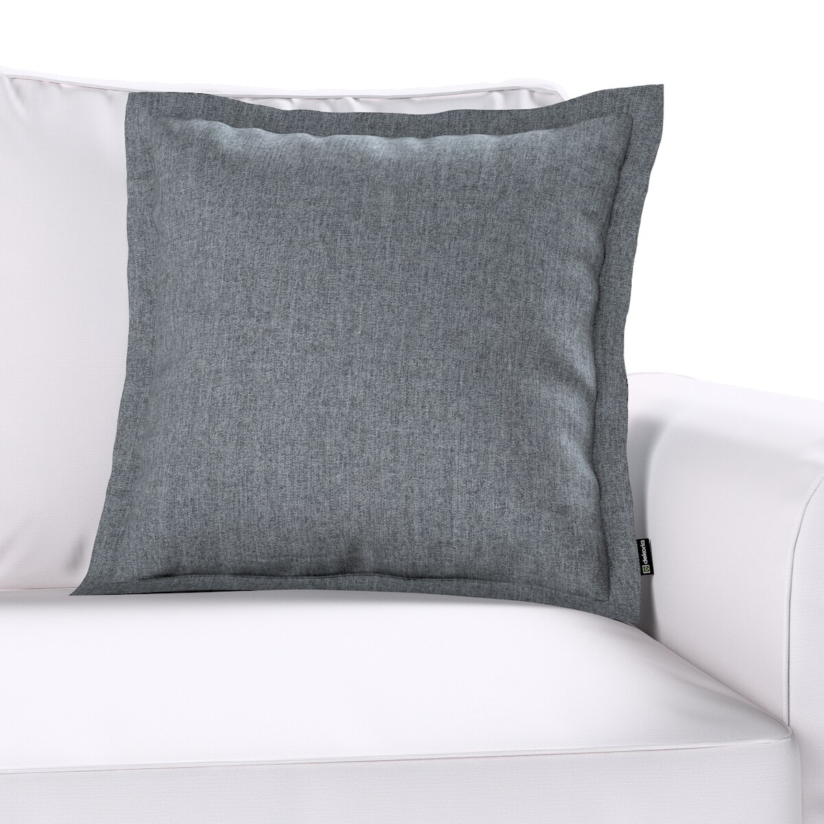 Poszewka Mona na poduszkę 45x45 grafitowo - szary szenil