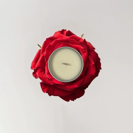 Świeca zapachowa Cashmere and Dark Rose, 190 g, INSPIRA