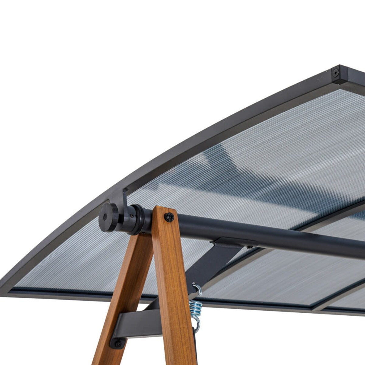 Huśtawka ogrodowa z daszkiem Duisburg antracytowa