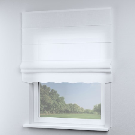 Roleta rzymska Florencja 130x170 prześwitująca, biała