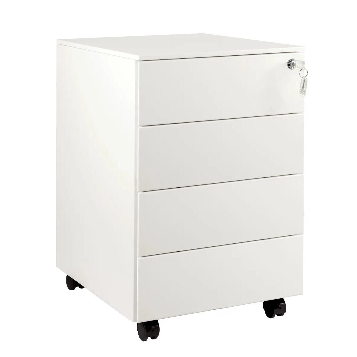 Kontenerek biurowy XD-040-4 biały