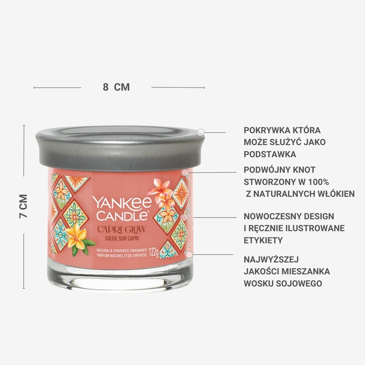 YC SIGNATURE - Tumbler mały CAPRI GLOW