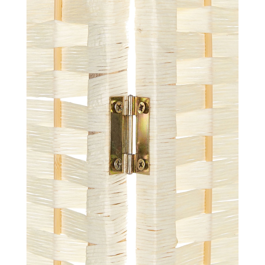 4-panelowy parawan pokojowy LAPPAGO Jasnobeżowy 163 cm 170 cm