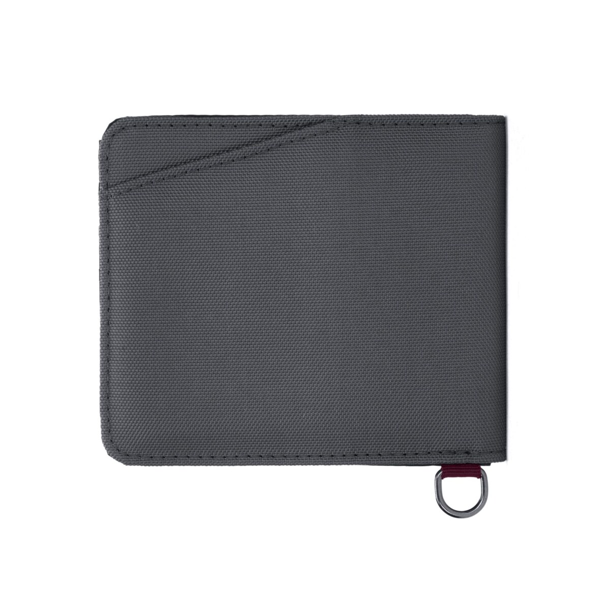 Podwójny portfel antykradzieżowy z recyklingu RFIDsafe - ciemnoszary
