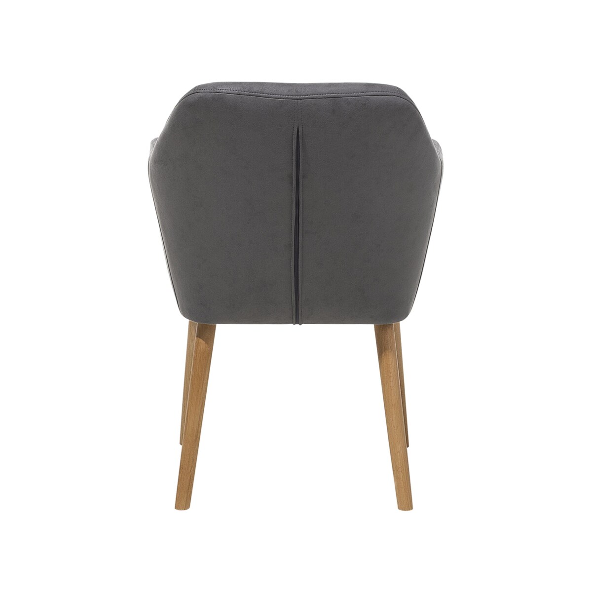 Krzesło do jadalni ekoskóra szare YORKVILLE