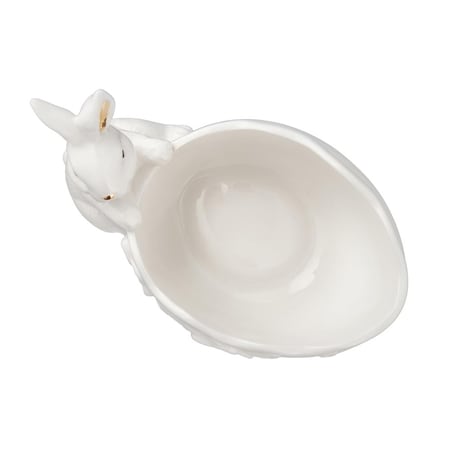 VILLA ITALIA Zajączek wielkanocny z miseczką 22 cm BUNNY