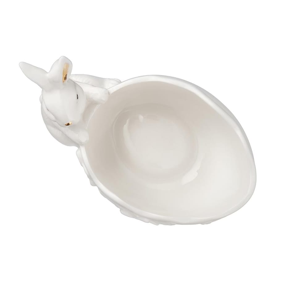 VILLA ITALIA Zajączek wielkanocny z miseczką 22 cm BUNNY