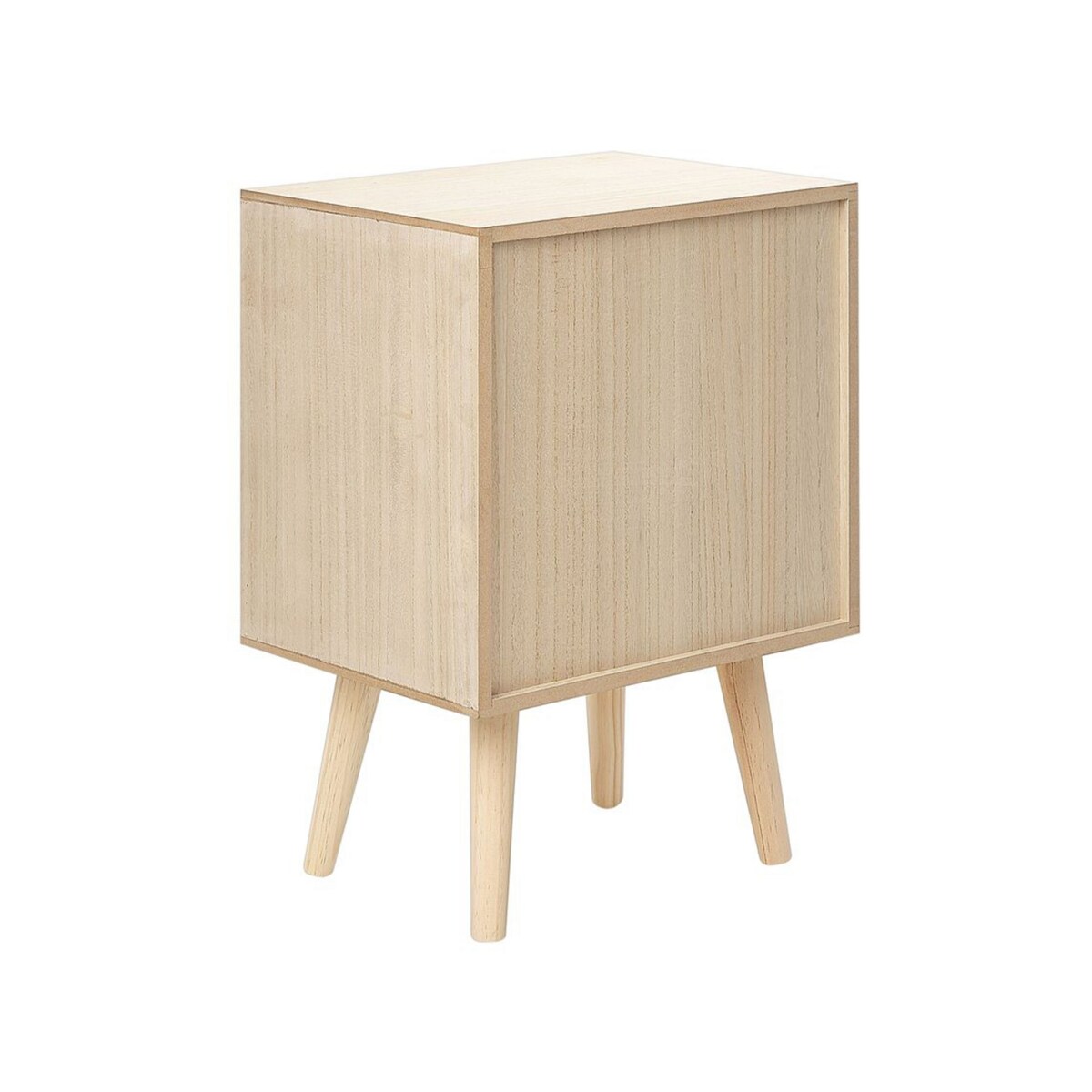 Szafka nocna front rattanowy jasne drewno ALMO