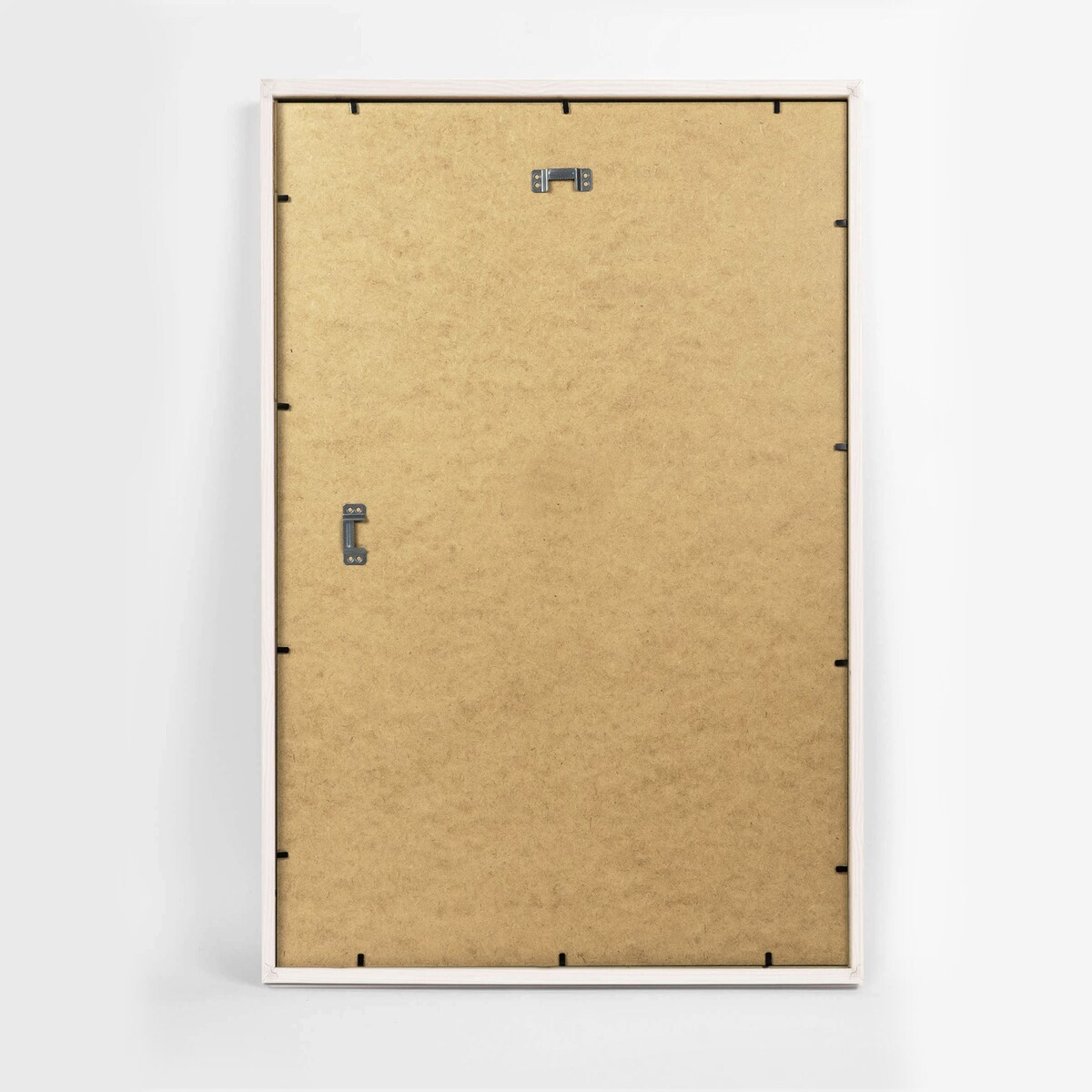 Biała ramka na zdjęcia 40x60 cm wisząca poziom pion rama MDF z plexi klasyczna ramka