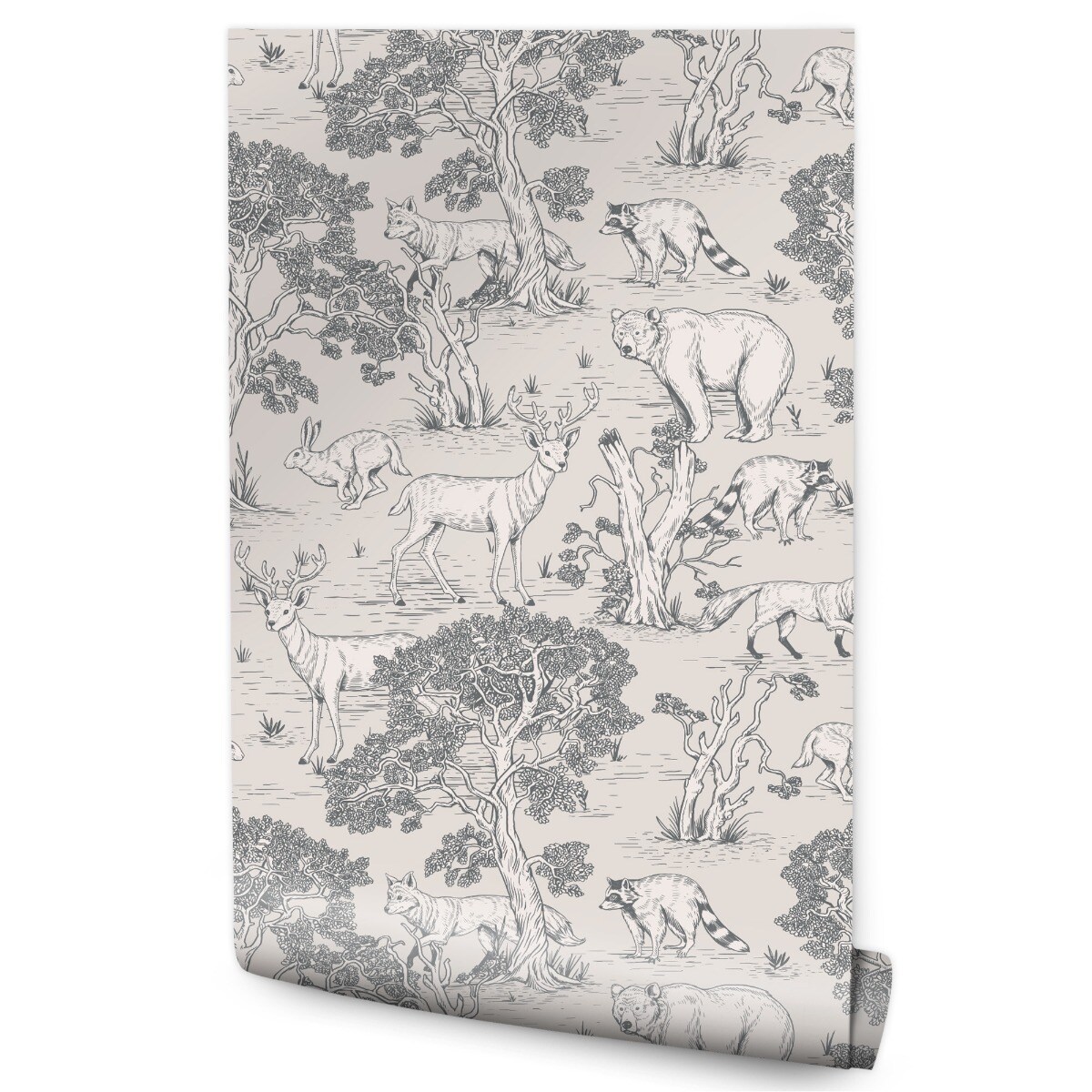 Tapeta Dla Dzieci Leśne Zwierzątka