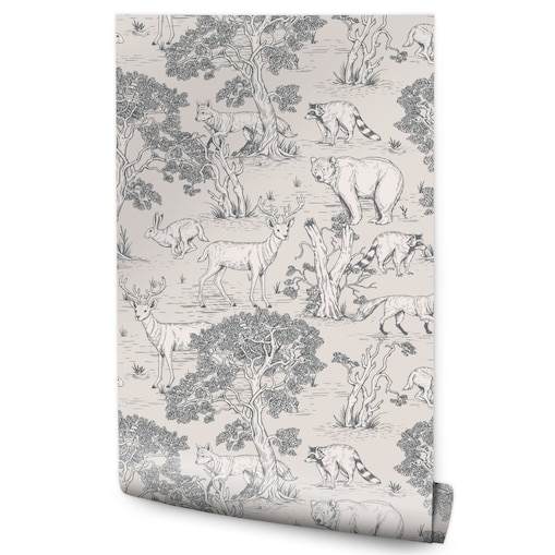 Tapeta Dla Dzieci Leśne Zwierzątka