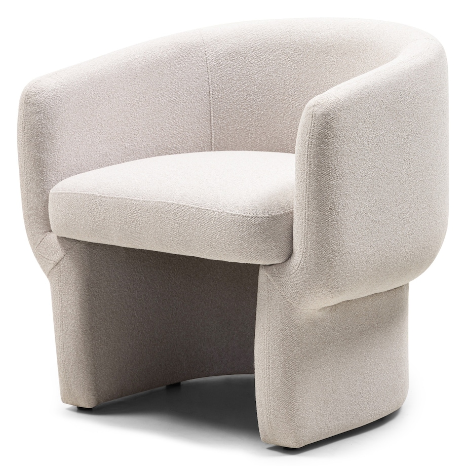 Fotel obrotowy 72x74x69 cm MURIEL jasnobeżowy