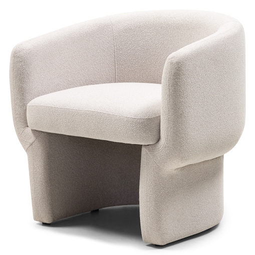 Fotel obrotowy 72x74x69 cm MURIEL jasnobeżowy