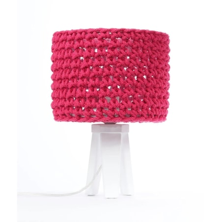 Lampa stołowa COTTON WOOD czerwona