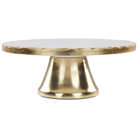 Patera marmurowa złoto-biała GREWENA