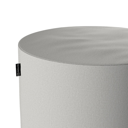 Puf Barrel, jasny popiel, ø40, wys. 40 cm, Etna