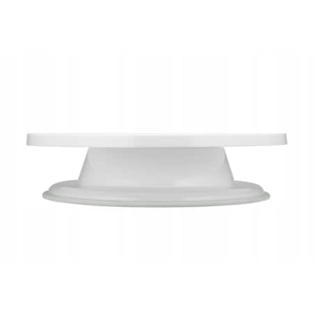 Patera obrotowa do tortów CIASTO DEKOROWANIE 27,5cm białe tworzywo koło