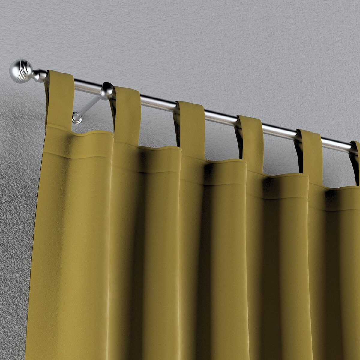 Zasłona na szelkach 1 szt. 130x245 oliwkowy zielony