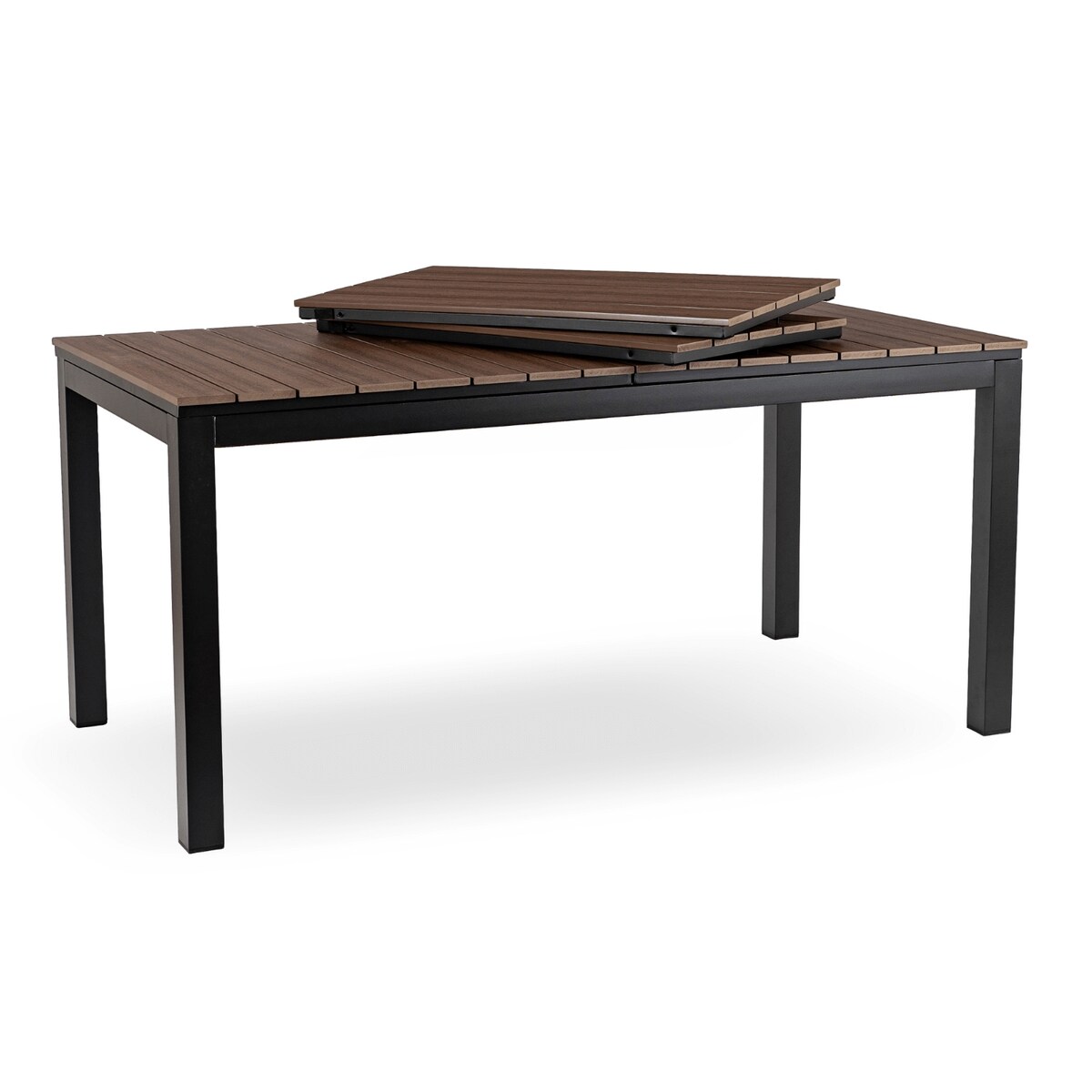 Stół Ogrodowy Rozkładany Na Ogród Działka Taras Orzech Czarny ARGOS 160-260