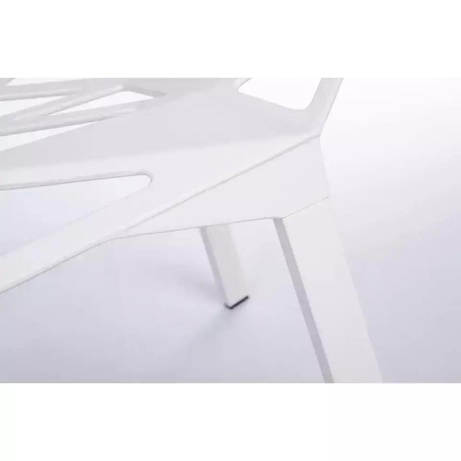 Metalowe krzesło Split DC-362.ALLWHITE King Home industrial białe