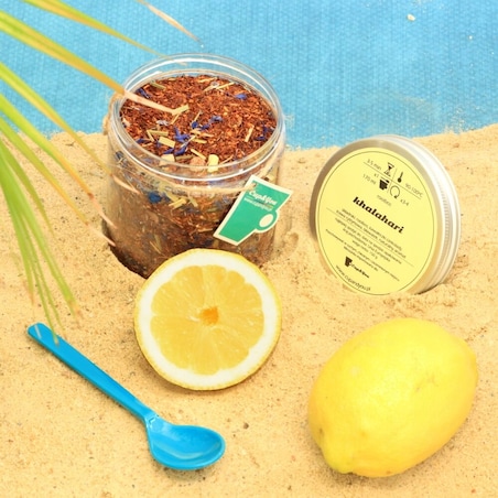 Herbata rooibos z czerwonokrzewu KHALAHARI o naturalnie cytrusowym smaku - herbata liściasta sypana mieszanka napar susz - gotowa na prezent upominek