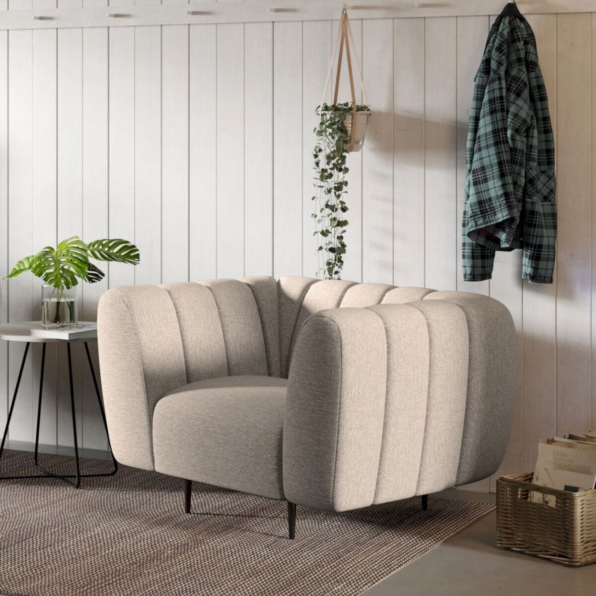 Shel Fotel - Beżowy