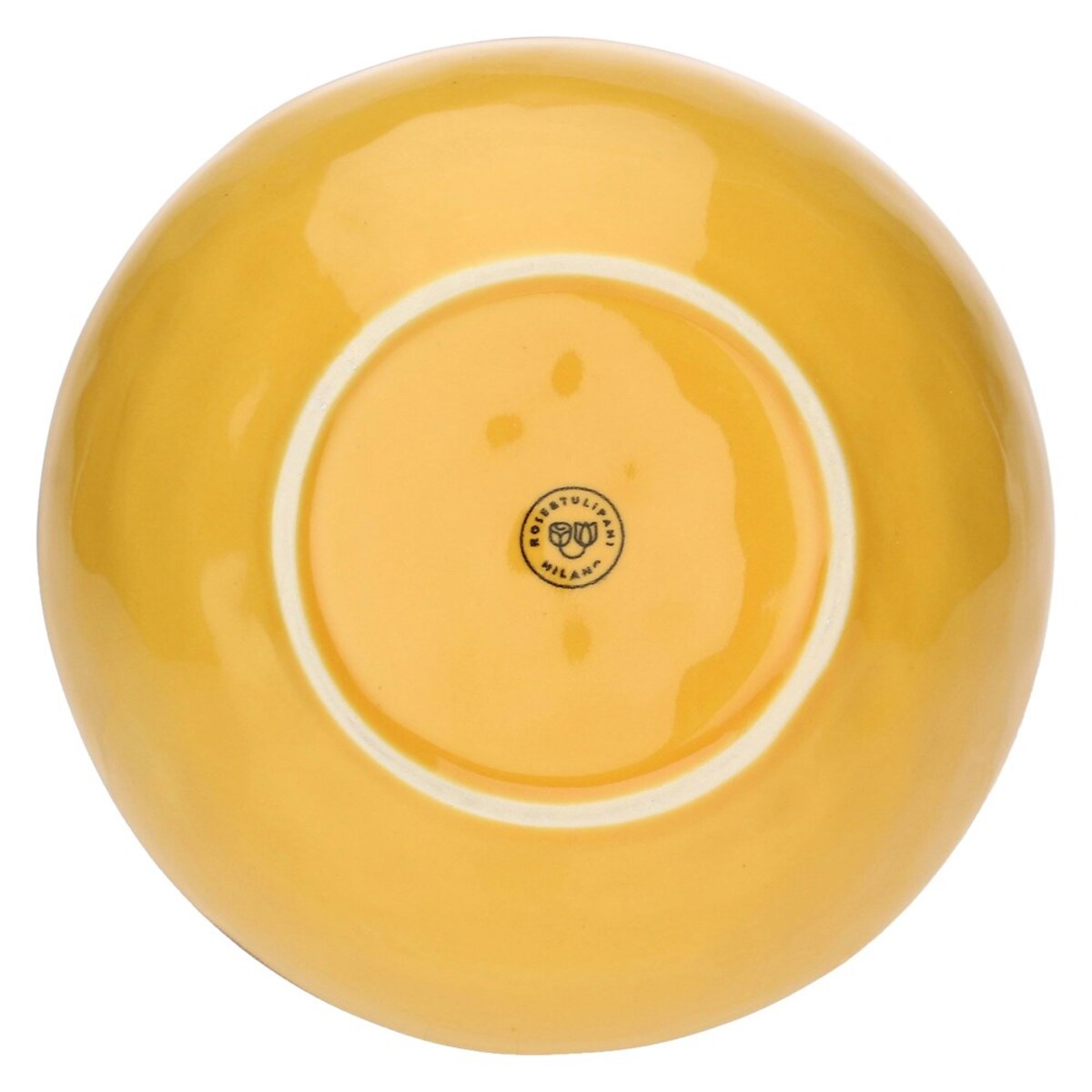 Zestaw 4 talerzy do zupy Concerto Ocra - Żółty, 21 cm