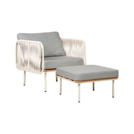 Krzesło ogrodowe Szary SENISE