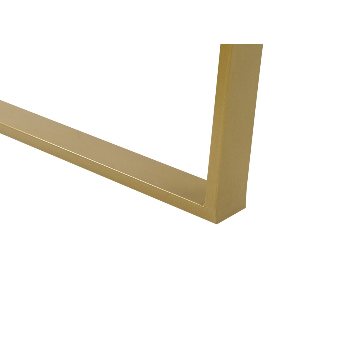 Stół do jadalni 90 x 200 cm efekt marmuru ze złotym MARTYNIKA