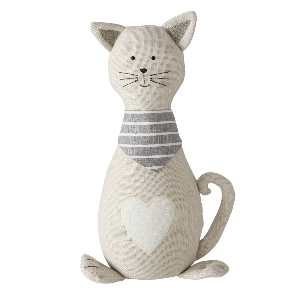 Stoper do drzwi Minka, kształt kota, 32 x 11 x 18 cm