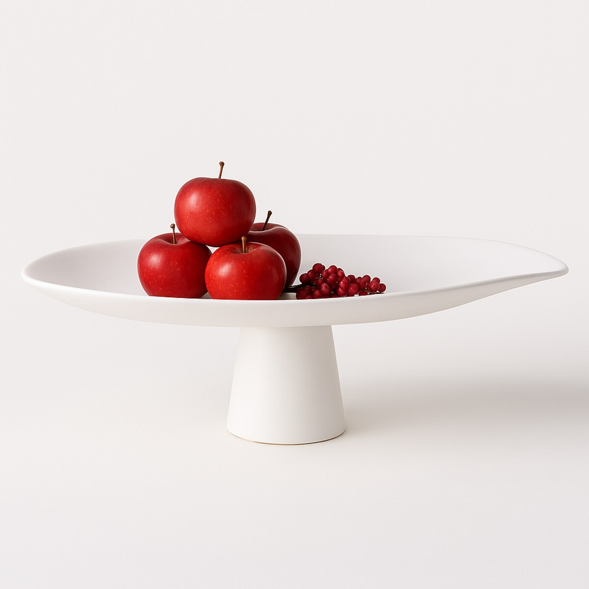 PATERA DEKORACYJNA PAELLO L BIAŁA