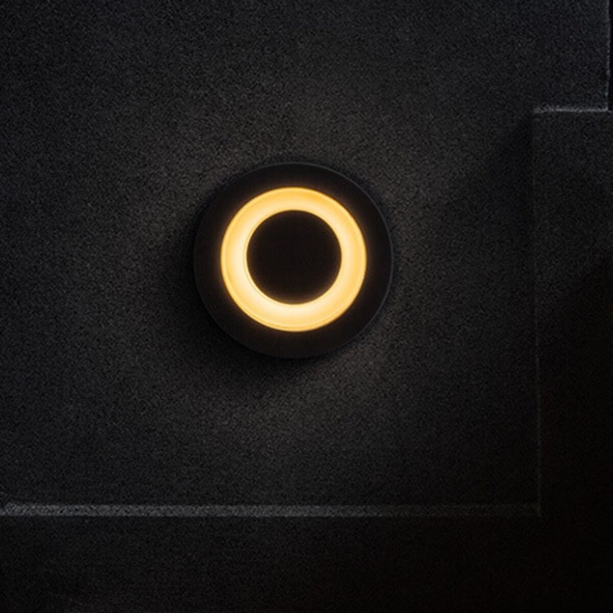 Oczko zewnętrzne Lime O037-L3B3K LED 3W do oświetlenia schodów czarne, Maytoni